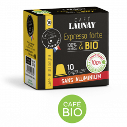 Expresso Forte BIO - Caps. NESPRESSO® - 100% biodégradables  - Café Launay