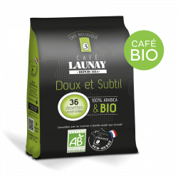 Doux & subtil - DOSETTES - BIO - Café Launay