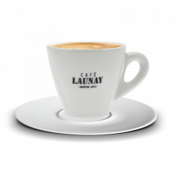 6 tasses à café en porcelaine - PETITES - 8cl - Café Launay