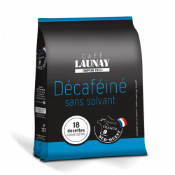 Décaféiné - 18 DOSETTES Café Launay