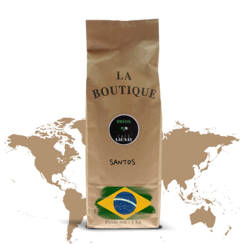 Brésil Santos - Grain - spécialité - 1kg
