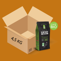 CARTON 4,5 Kg - Suave BIO 250 moulu FR BIO-16