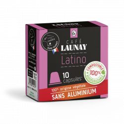 Latino - Caps. NESPRESSO® - 100% biodégradables - Café Launay